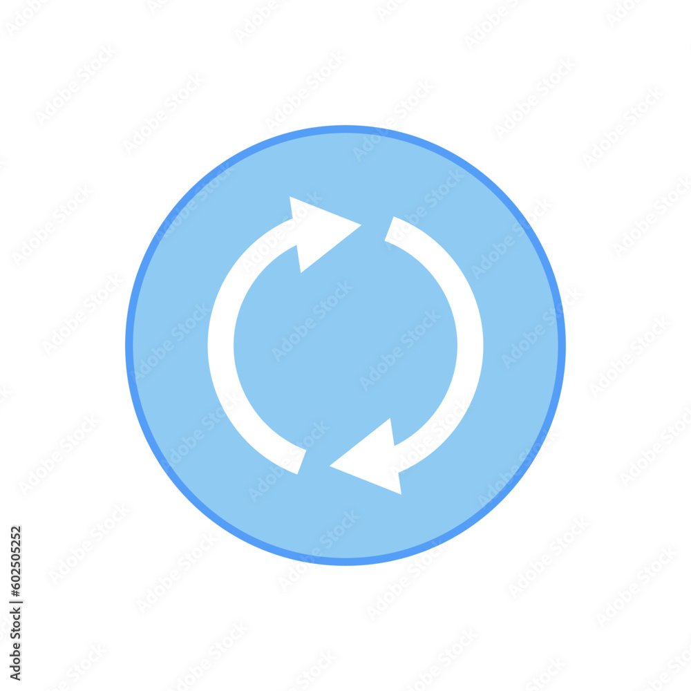 Synchronize, refresh icon vector design illustration Synchronize, refresh icon vector design illustration