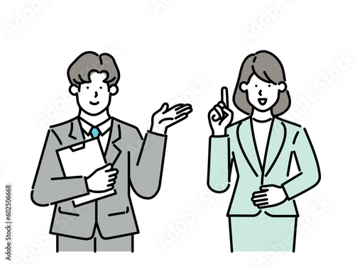Business Man and Woman Explained