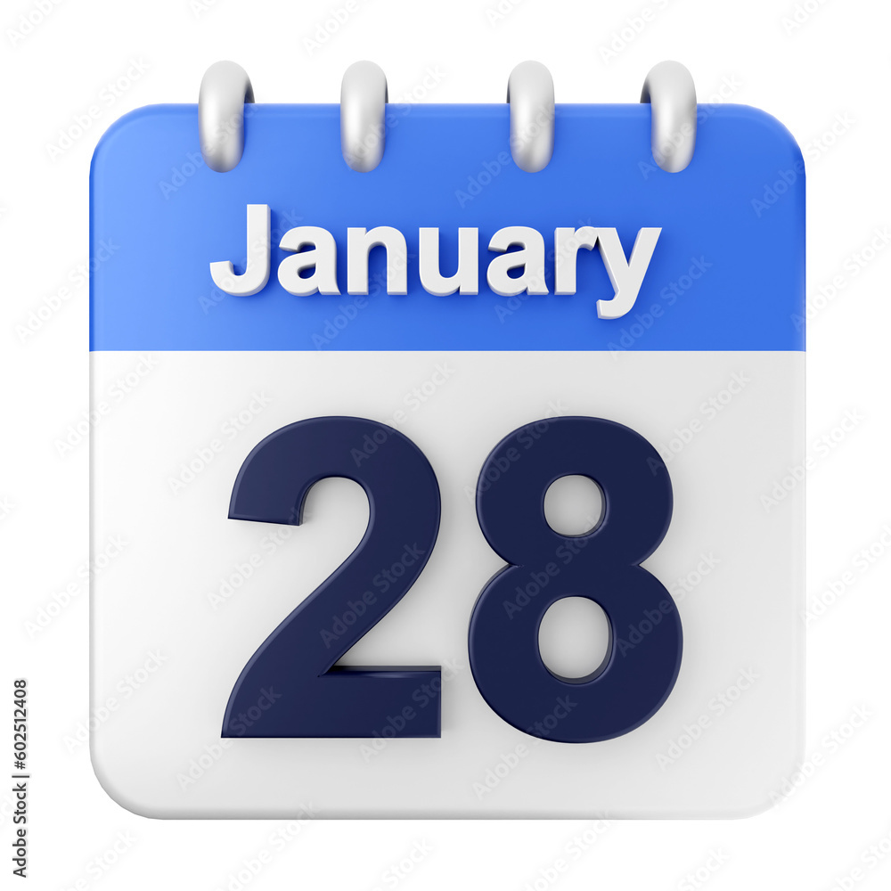 3d calendar january 3d calendar january