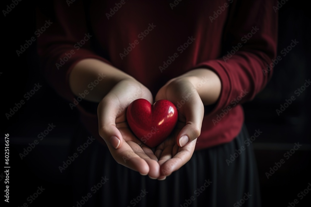 hands holding a heart hands holding a heart