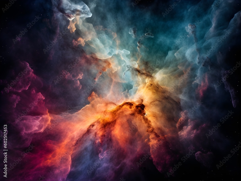 Nebula Vibrance: Outer Space Background