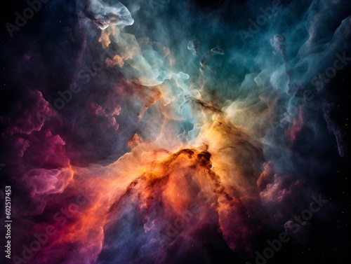 Nebula Vibrance  Outer Space Background
