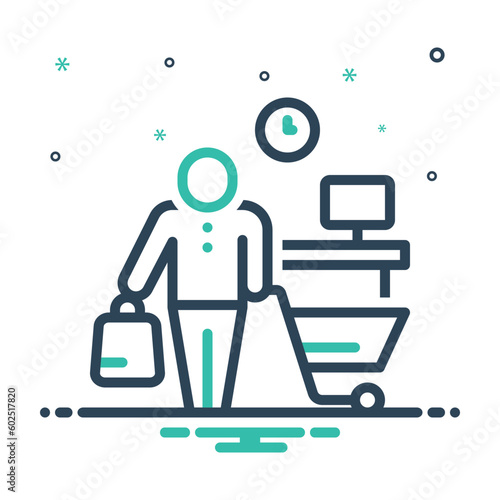 Mix icon for customer 