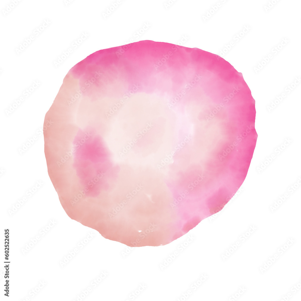 Watercolor circle texture