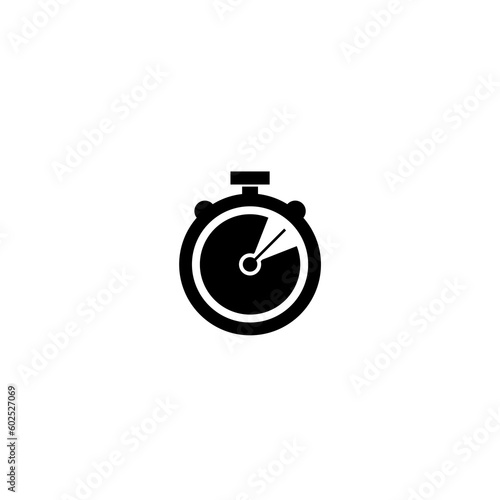 Stopwatch icon isolated on white background 