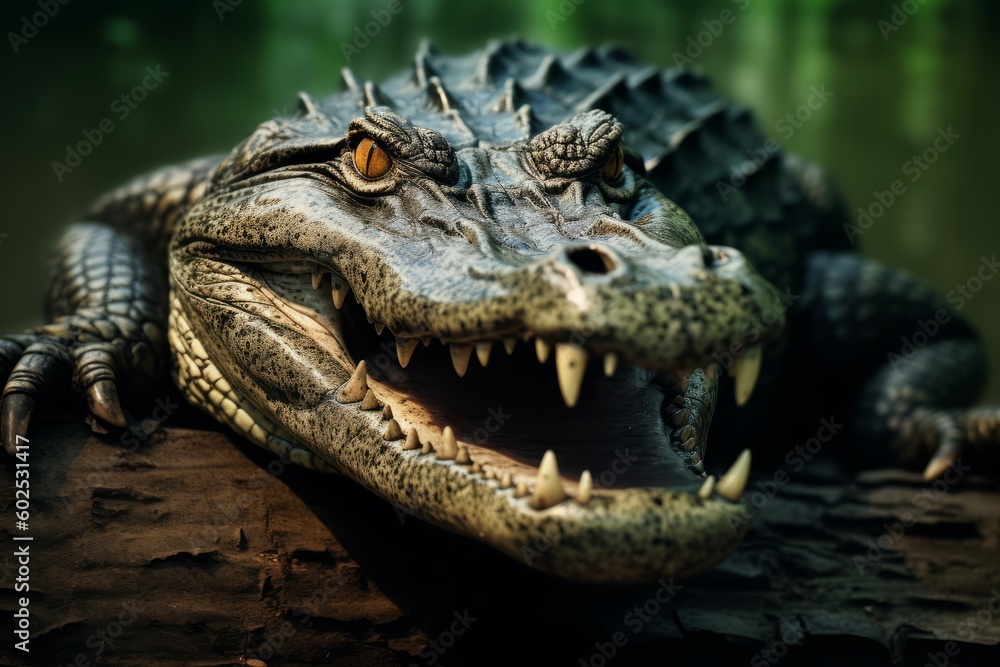 crocodile in the water crocodile in the water