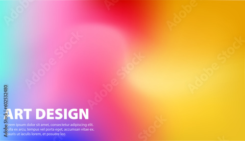 set gradient abstract background with liquid and vibrant color.