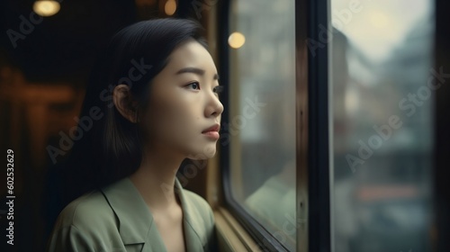Sad asian women look at the widow Free Download Sad asian women look at the widow - GFXLoad