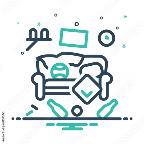 Mix icon for mess 