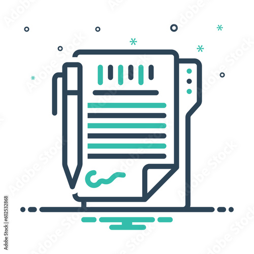 Mix icon for agreement