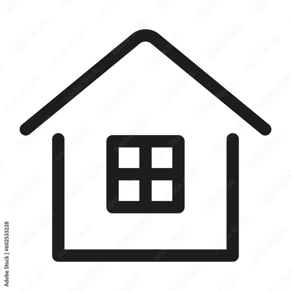 Home or house line style icon. Building or homepage outline vector illustration Home or house line style icon. Building or homepage outline vector illustration