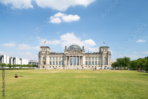 Reichstag building in summer, Berlin, Germany photo