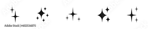 Star sparkle symbols. Star vector icon set. Stars collection. Vector stars. Sparkle vector icons. Vector