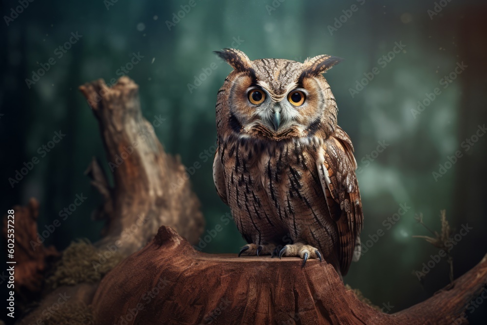 owl on a branch owl on a branch