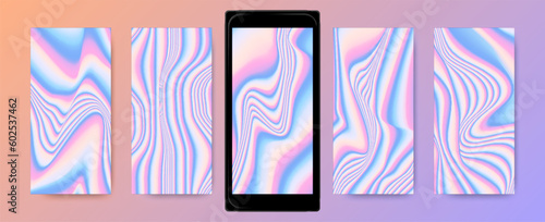 Colorful holographic backgr...