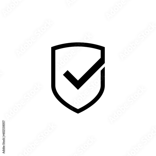 Free Download Shield with check mark icon isolated on transparent background - GFXLoad