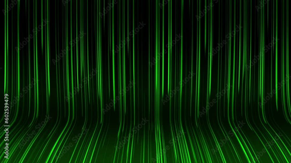 Futuristic green falling lines wall - Digital rain - Animated background Futuristic green falling lines wall - Digital rain - Animated background