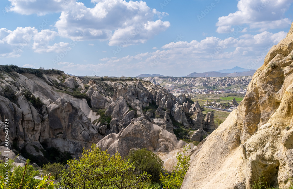 The cave city in Cappadocia,Turkey