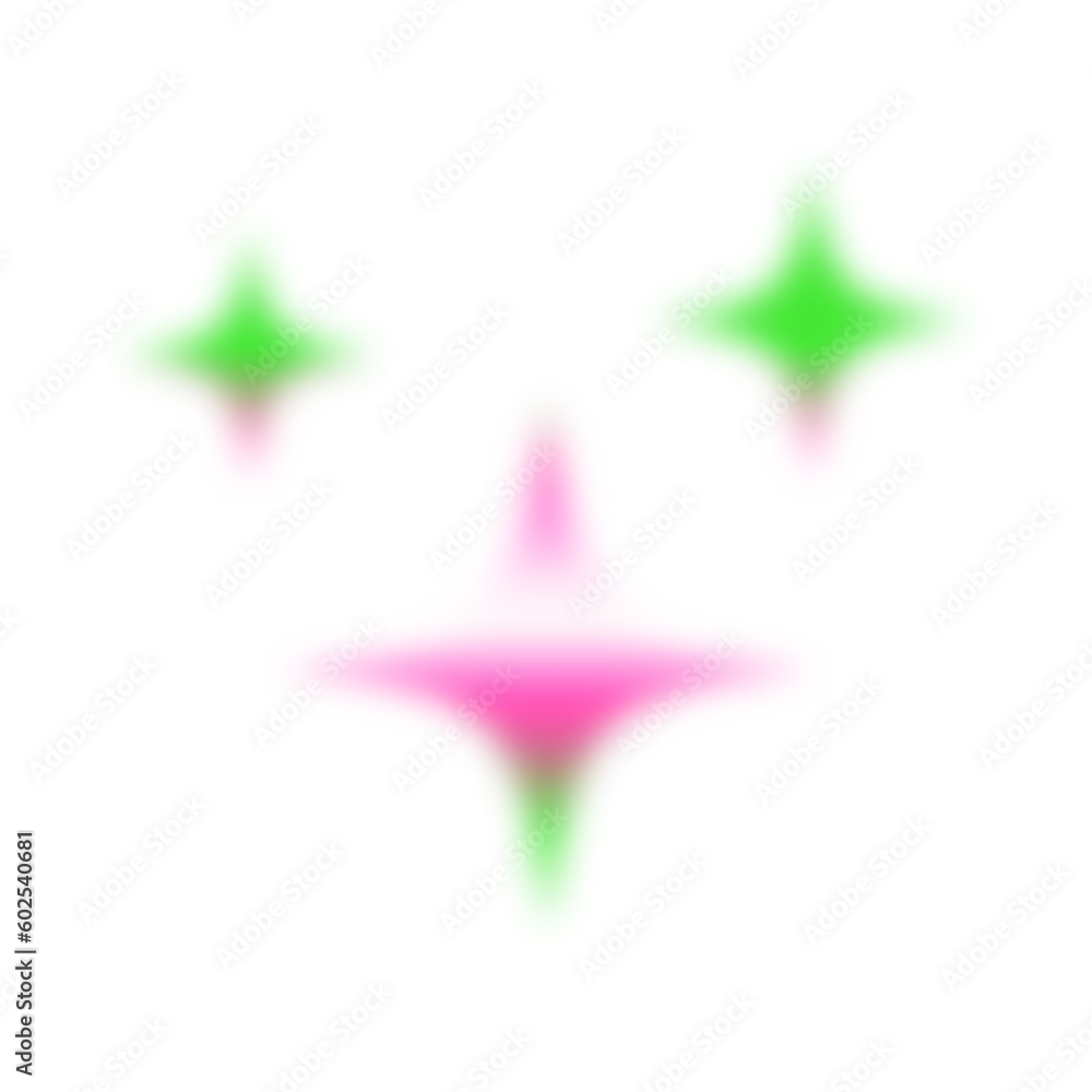 Obraz premium Green And Pink Gradient Sparkle