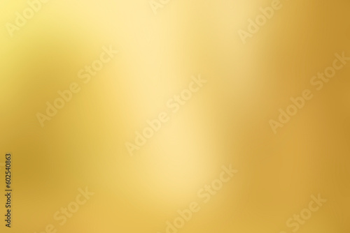 Gold and golden gradient smooth luxury polished metallic texture background. Light shiny reflection on gold foil surface. Golden sheet metal abstract illustration. Christmas invitation wallpaper