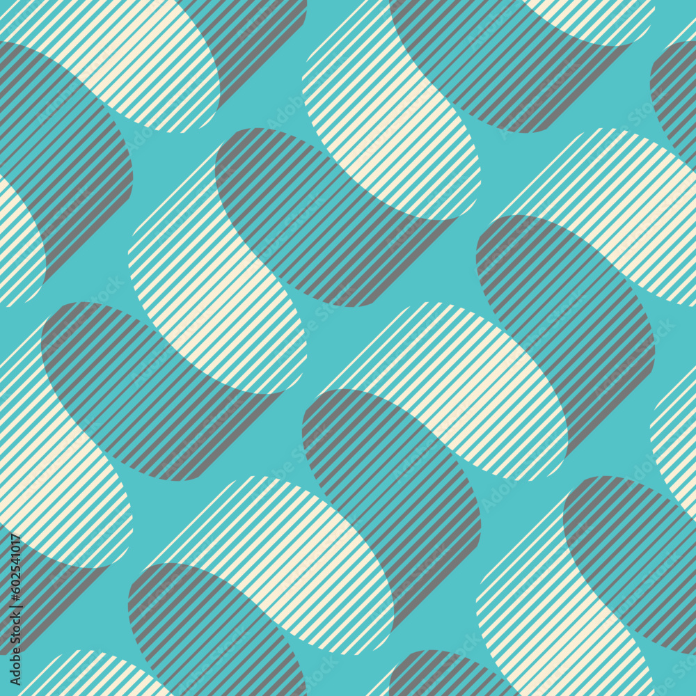 Beige, Green and Gray Spiral Stripes Pattern Beige, Green and Gray Spiral Stripes Pattern