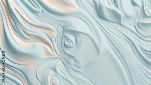Blue ice cream texture in pastel colors