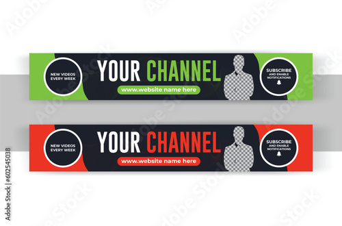 Gym Fitness Corporate YouTube Thumbnail and Channel cover Design with social media service and youtube custom banner design