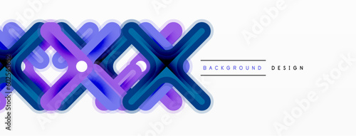 Cross line background minimal geometric template. Design for wallpaper, banner, background, landing page, wall art, invitation, prints, posters