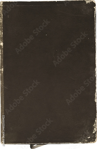 Vintage Paper with Distressed Texture and Torn Aged Edges: Rustic Brown