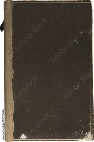 Vintage Paper with Distressed Texture and Torn Aged Edges: Rustic Brown