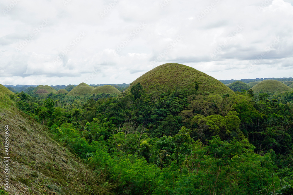 Obraz premium famous chocolate hills on bohol island on the philippines