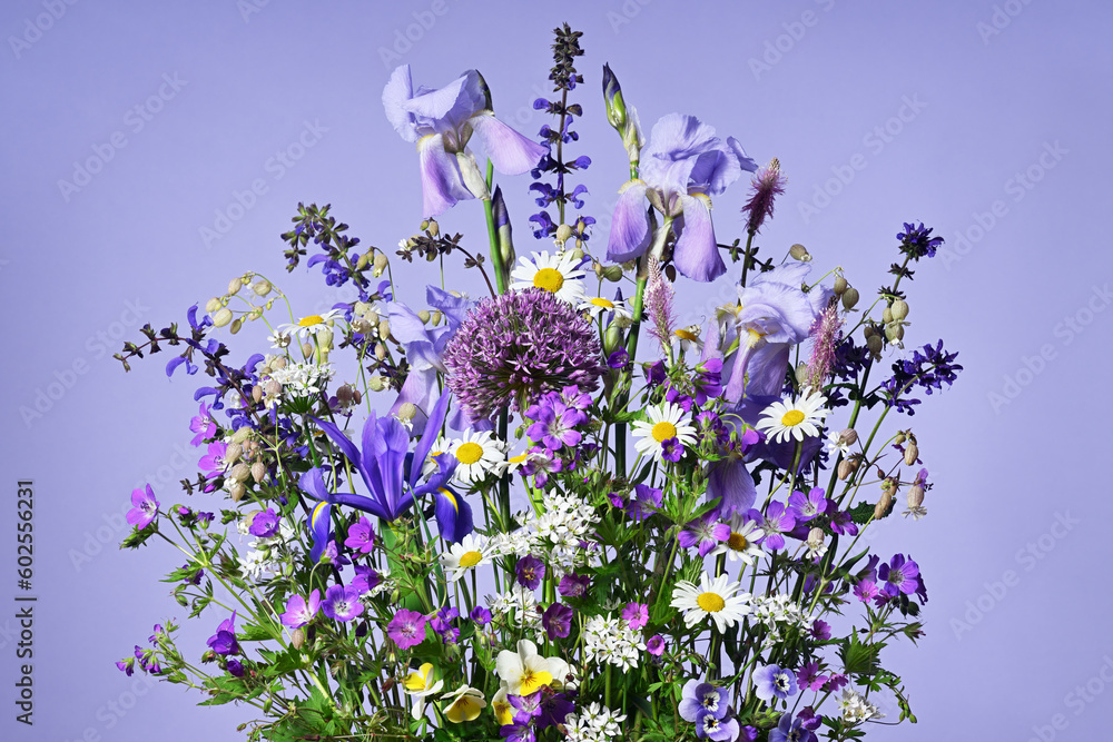 Bouquet of beautiful flowers - obrazy, fototapety, plakaty 