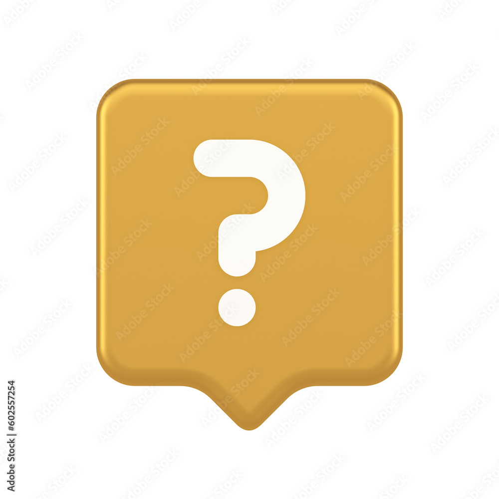 Question mark button advise attention answer FAQ point internet info support 3d speech bubble icon Question mark button advise attention answer FAQ point internet info support 3d speech bubble icon