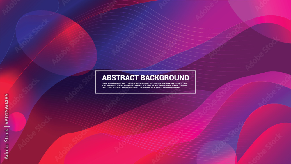 abstract background with wave | Blue, Red Gradient Background