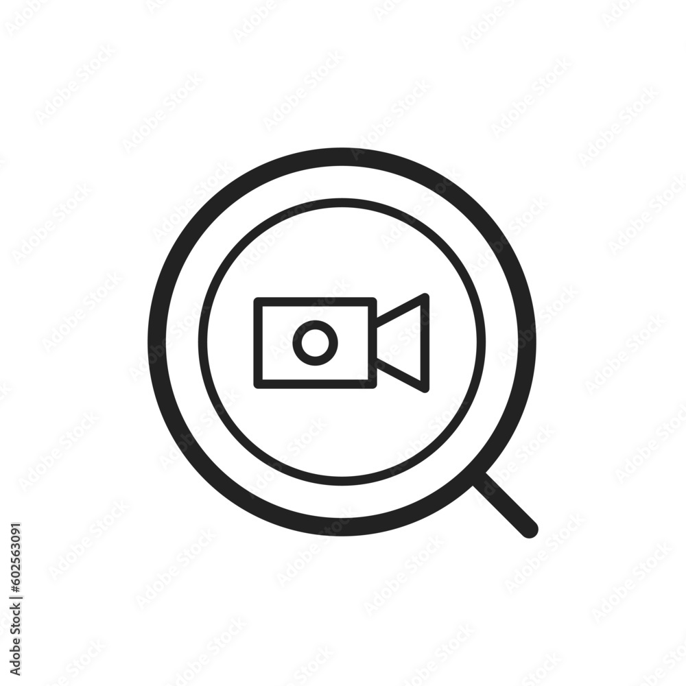 Search movie icon. Vector. Search movie icon. Vector.