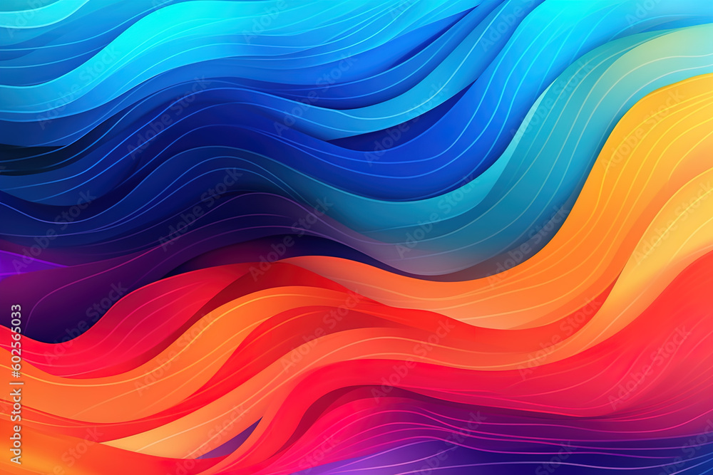 Colorful abstract background, Ai generated