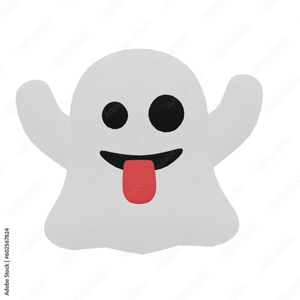 Obraz premium funny halloween ghost