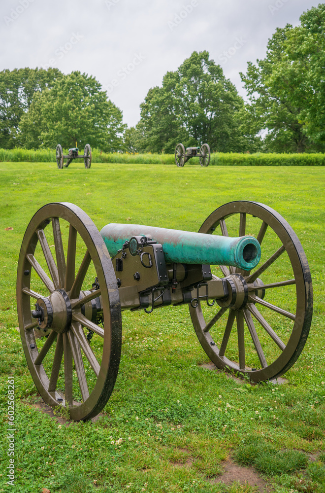 Three Cannons at Wilson's Creek National Battlefield