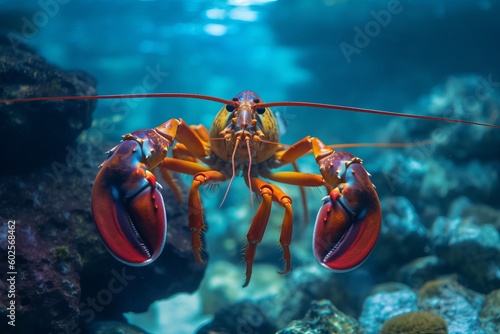 lobster in the water. Generative AI