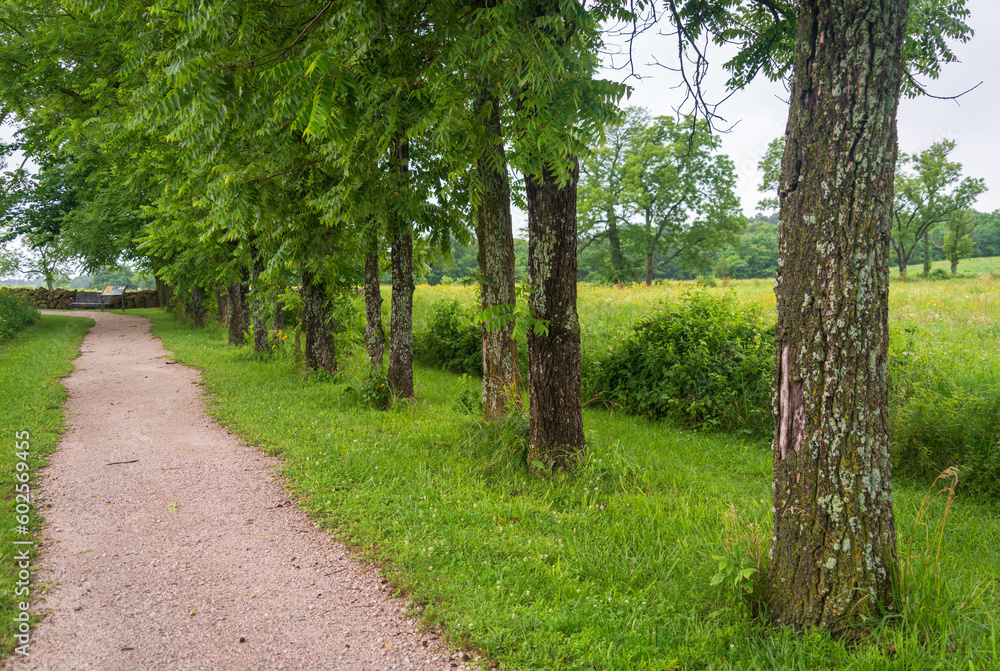 Fototapeta premium Walking Trail at George Washington Carver National Monument
