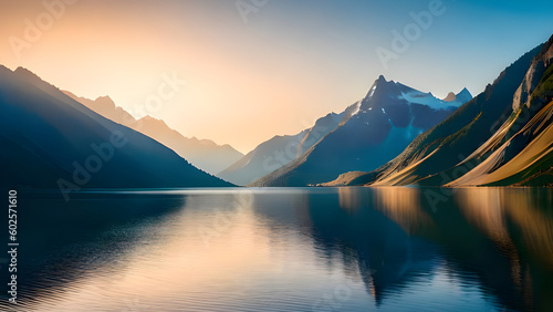 Nature's Perfect Symphony. The Harmonious Interplay of Mountains and Lakes