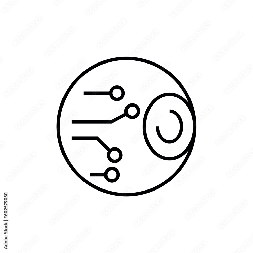 technological icon. Vector. Line. EPS 10 technological icon. Vector. Line. EPS 10