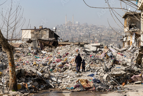 Turkey Earthquake Debris Kahramanmaras City