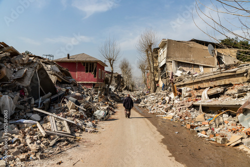 Turkey Earthquake Debris Kahramanmaras City