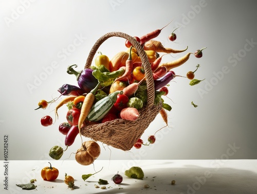 vegetables in a basket