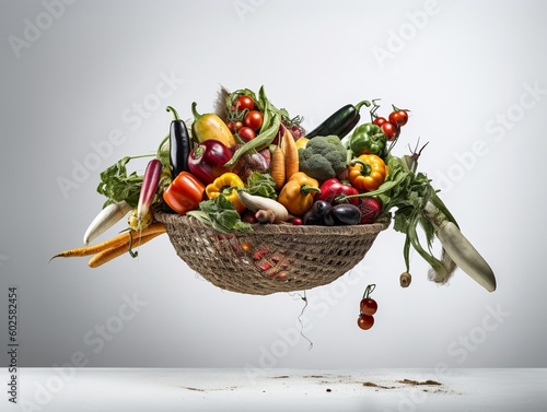 vegetables in a basket