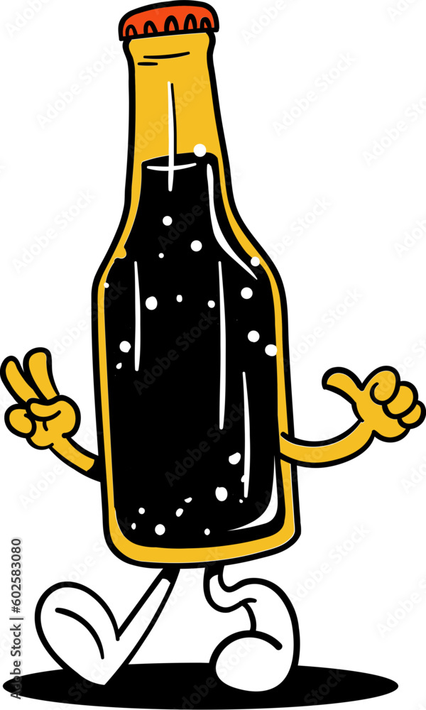 Hand drawn vector illustration of Beverages Retro Cartoon Art Style | Logo, Icon, Visual Identity, Asset Hand drawn vector illustration of Beverages Retro Cartoon Art Style | Logo, Icon, Visual Identity, Asset