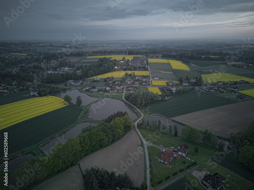 wschód słońca nad polami rzepaku #2