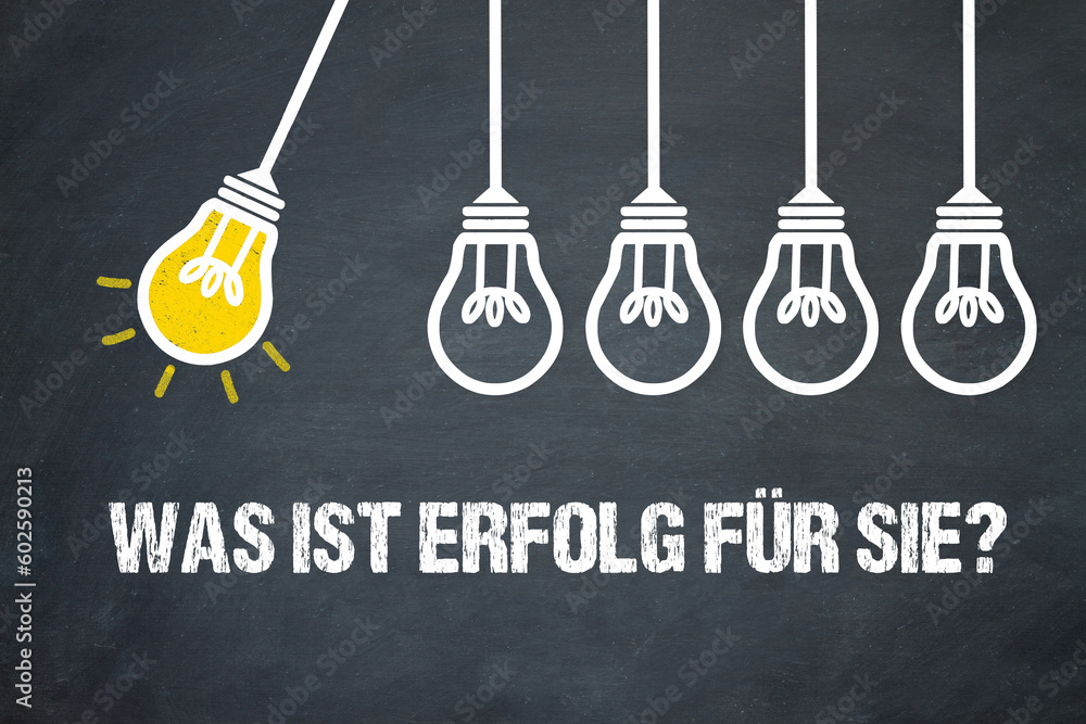 Fototapeta premium Was ist Erfolg für Sie?