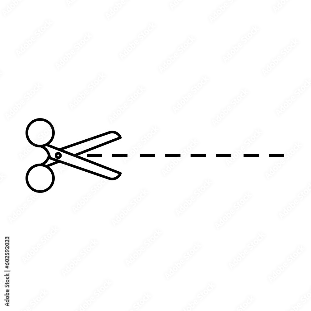 scissors cut mark scissors cut mark